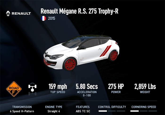 Renault Mégane R.S. 275 Trophy-R (2015)