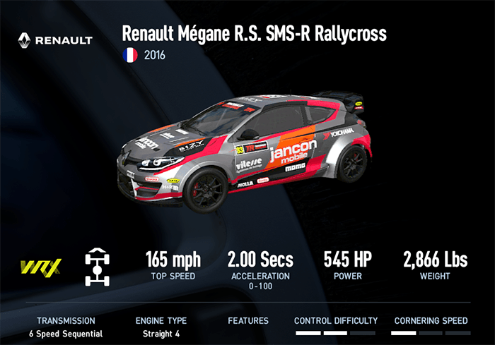 Renault Mégane R.S. SMS-R Rallycross (2016)